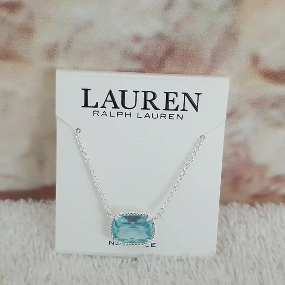 New Ralph Lauren Stone Pendant Necklace - Picture 3 of 8